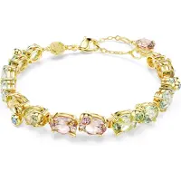 Swarovski Bracelet 'Gema' bleu clair / or / vert clair / rose