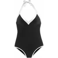 LASCANA Maillot de bain noir / blanc