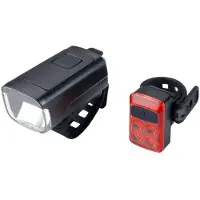 Bbb BLS-231 Stud50 Combo + BLS-236 Rear Slide noir - puissant USB...
