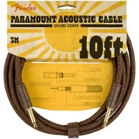 Fender 3m Paramount Acoustic Instrument Cable Brown