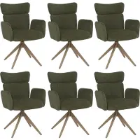 Mendler Chaise de salle à manger -N11 (lot de 6)