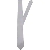 Seidensticker Krawatte Cravate argent, Unicolore
