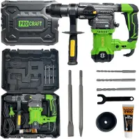 Procraft Marteau combiné de perçage et de burinage BH1800