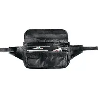 Tatonka Pochette de Ceinture en Cuir, sac banane, noir