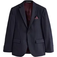 Next Veste de costume marine / gris / bordeaux