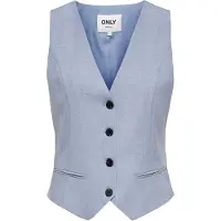 ONLY Gilet 'ONLLINDA' bleu-gris