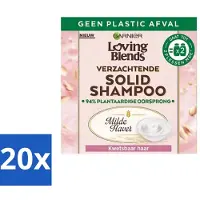 Garnier - Loving Blends Avoine douce - Shampooing solide - Cheveux cassants - 60 g - Pack avantage - 20 pièces