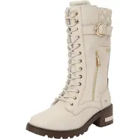 Mustang Bottes à lacets ivoire