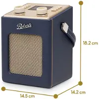 Roberts DAB+ Radio Revival Mini 2 Dunkelblau