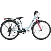 Dacapo Vélo enfant 24" Cindy 7 vitesses RH 32 cm avec éclairage - À partir de 8 ans 215K, 216K, 217K