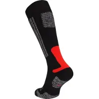 Starling Chaussettes de Ski Starling Whistler Noir/Rouge (5-Paires)-Taille 43 - 46