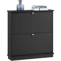 SoBuy Meuble de Rangement à Chaussures avec 2 Abattants