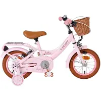 Volare Vélo enfant Ashley - Fille - 12 pouces - Rose - Deux freins à main