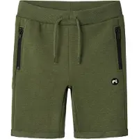 Name it Pantalon 'NKMVimo' vert foncé / noir / blanc