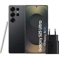Samsung Galaxy S25 Ultra 256 Go Noir 5G + Chargeur 25 Watts Noir