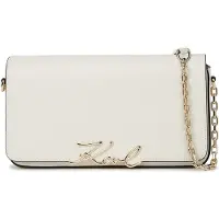 Karl Lagerfeld Ksignature Shoulder Pouch Couleur Blanc