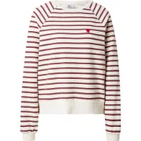Pieces Greta Emb Ub Sweatshirt Blanc L Femme