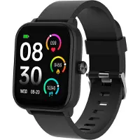 Denver Montre connectée avec GPS, capteur de fréquence cardiaque et capteur d'oxygène, noire