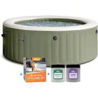 Intex PREMIUM PureSpa Bubble Massage 4 pers. + Aquatural Set d'Entretien