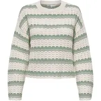 ONLY Pull-over 'ONLASA' crème / vert / vert pastel