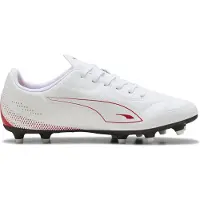 Puma Hommes, Chaussures de football, Vitoria Ii Fg/Ag (46), Rouge, Blanc