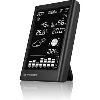 Bresser Weerstation - MeteoTemp TBV - Thermo-/ Hygrosensor - Draadloos - Zwart