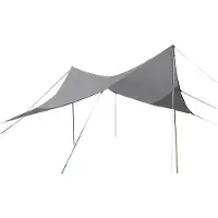 Bo Camp - Tarp - Fenêtre de voyage - 4 coins - 3x3 mètres