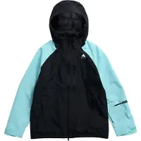 Burton - Veste de ski/snowboard 3 couches - M Reserve 3L Jacket True Black/Light Teal pour Homme - Taille L - Noir