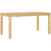vidaXL Table de salle à manger Corona 160x80x75 cm pin massif