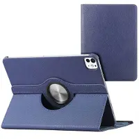 IMoshion Coque tablette rotatif à 360° pour Apple iPad Pro 13 (2025) M5 / (2024) M4 - Bleu foncé