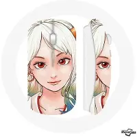 MANIACASE Souris sans fil - Yamato - One Piece Manga - Clé USB wifi - Compatible Mac et PC - Blanc