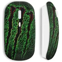 MANIACASE Souris Sans Fil Monster Style Energy Green