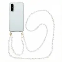 IMoshion Coque avec dragonne + bracelet Samsung Galaxy A56 - Perles Cœurs