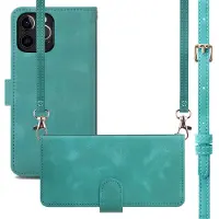 IMoshion Etui de télephone portefeuille avec cordon Apple iPhone 12 (Pro) - Turquoise