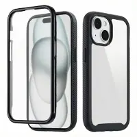 IMoshion Coque 360° Full Protective Apple iPhone 15 - Noir