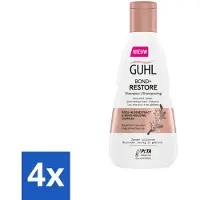 Guhl - Shampooing - Bond+ Restore - 250 ml - economy pack - 4 pièces