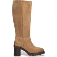 Alpe pour femme. 521811 Bottes en cuir Brown Valley (37), Marron, 5 à 8 cm, Fermeture éclair, Casuel