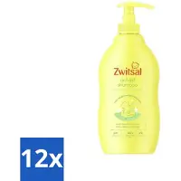 Zwitsal - Shampooing Anti-Tangle - Pour des cheveux faciles à coiffer - 400 ml - Pack avantage - 12 pièces