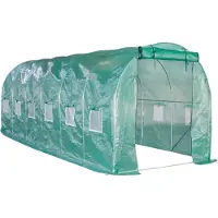 Lendo Online Serre Tunnel avec PE Film 200x600x200 cm 12m²