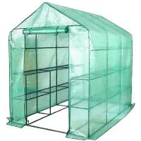 Lendo Online Serre de Jardin 143×213x195 cm PE Verte