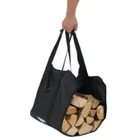 Lendo Online Sac à bûches 95x44 cm Oxford 600D Noir