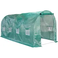 Lendo Online Serre Tunnel avec PE Film 200x450x200 cm 9m²