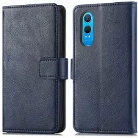 IMoshion Étui de télephone portefeuille de luxe OnePlus Nord CE 4 Lite 5G - Bleu foncé