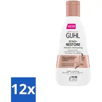 Guhl - Shampooing - Bond+ Restore - 250 ml - economy pack - 12 pièces