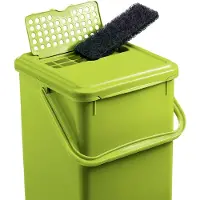 Rotho Filtre de remplacement au charbon actif, Poubelle, Noir