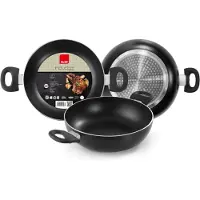 Ibili Honda 2 Handles Inducta Frying Pan 24 Cm Argenté