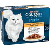 Gourmet Purina Perle Duo de la campagne pâtée pour chat