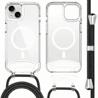 IMoshion Coque MagSafe avec cordon amovible Apple iPhone 15 - Transparent