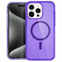 IMoshion Coque Pailletée avec MagSafe Apple iPhone 15 Pro - Paillettes Violet