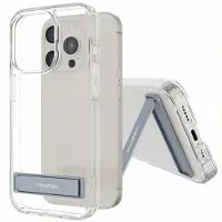 IMoshion Coque Stand pour Apple iPhone 15 Pro - Transparent